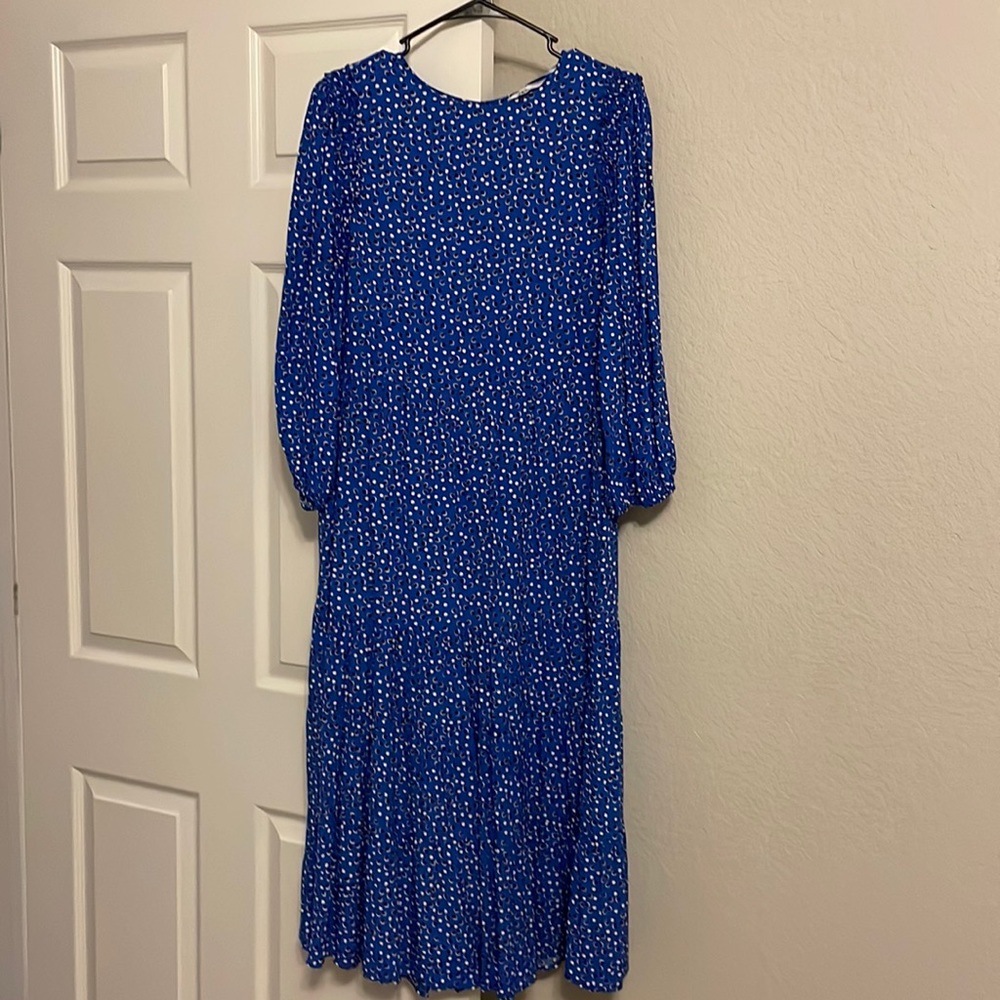 Zara maxi polka dots dress